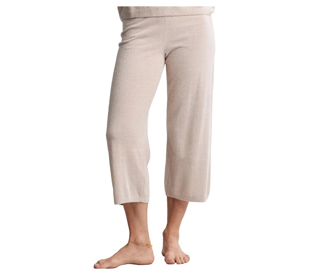 Barefoot Dreams CozyChic Ultra Lite Crop Pants Seal Gray Sz XL A010531